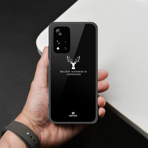 Xiaomi Redmi Note 11 5G Cover - Nice Series - HQ Ultra Shine Premium Infinity Glass Soft Silicon Borders Case