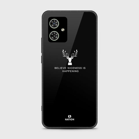 Motorola Moto G54 Cover- Nice Series - HQ Ultra Shine Premium Infinity Glass Soft Silicon Borders Case