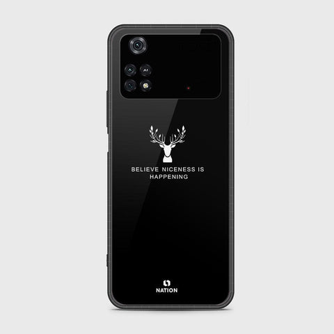 Xiaomi Poco M4 Pro Cover- Nice Series - D3 - HQ Ultra Shine Premium Infinity Glass Soft Silicon Borders Case ( Fast Delivery )