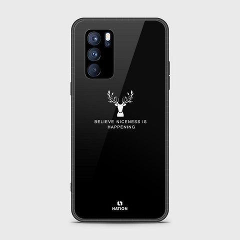 Oppo Reno 6 Pro 5G Cover - Nice Series - D14 - HQ Ultra Shine Premium Infinity Glass Soft Silicon Borders Case ( Fast Delivery )
