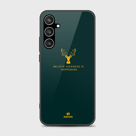 Samsung Galaxy S23 FE  Cover- Nice Series - HQ Ultra Shine Premium Infinity Glass Soft Silicon Borders Case (Fast Delivery)