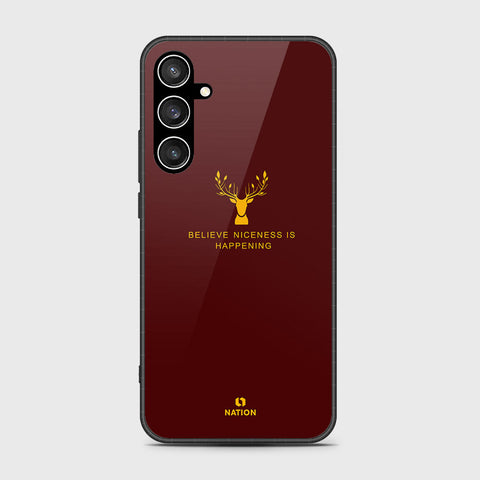 Samsung Galaxy S23 FE  Cover- Nice Series - HQ Ultra Shine Premium Infinity Glass Soft Silicon Borders Case (Fast Delivery)