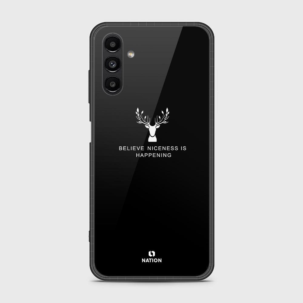 Samsung Galaxy A13 5G Cover- Nice Series - HQ Ultra Shine Premium Infinity Glass Soft Silicon Borders Case (Fast Delivery)