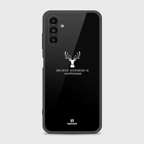 Samsung Galaxy A13 5G Cover- Nice Series - HQ Ultra Shine Premium Infinity Glass Soft Silicon Borders Case (Fast Delivery)