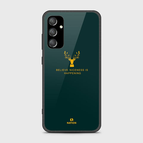 Samsung Galaxy A55 Cover- Nice Series - HQ Ultra Shine Premium Infinity Glass Soft Silicon Borders Case