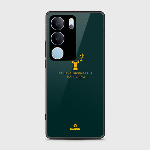 Vivo V29 Cover- Nice Series - HQ Ultra Shine Premium Infinity Glass Soft Silicon Borders Case (Fast Delivery)