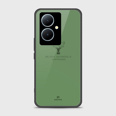 Vivo Y78 Cover - Nice Series - HQ Ultra Shine Premium Infinity Glass Soft Silicon Borders Case