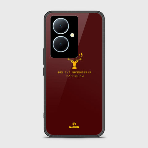 Vivo Y78 Cover - Nice Series - HQ Ultra Shine Premium Infinity Glass Soft Silicon Borders Case
