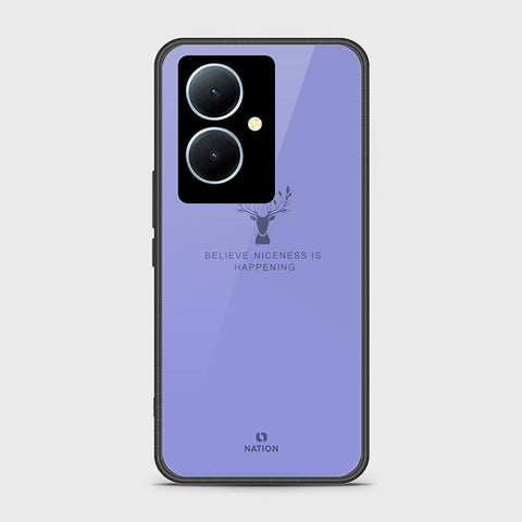 Vivo Y78 Cover - Nice Series - HQ Ultra Shine Premium Infinity Glass Soft Silicon Borders Case