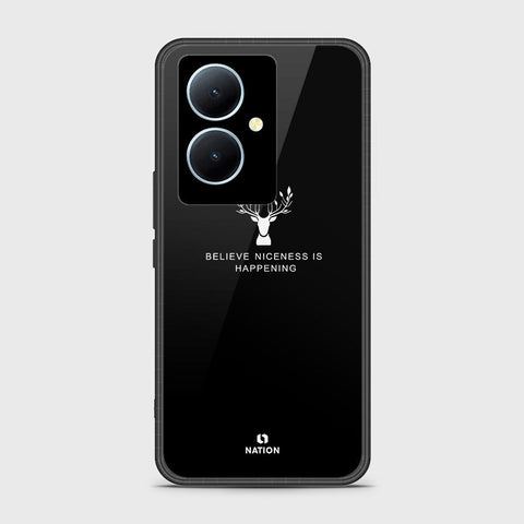 Vivo Y78 Cover - Nice Series - HQ Ultra Shine Premium Infinity Glass Soft Silicon Borders Case