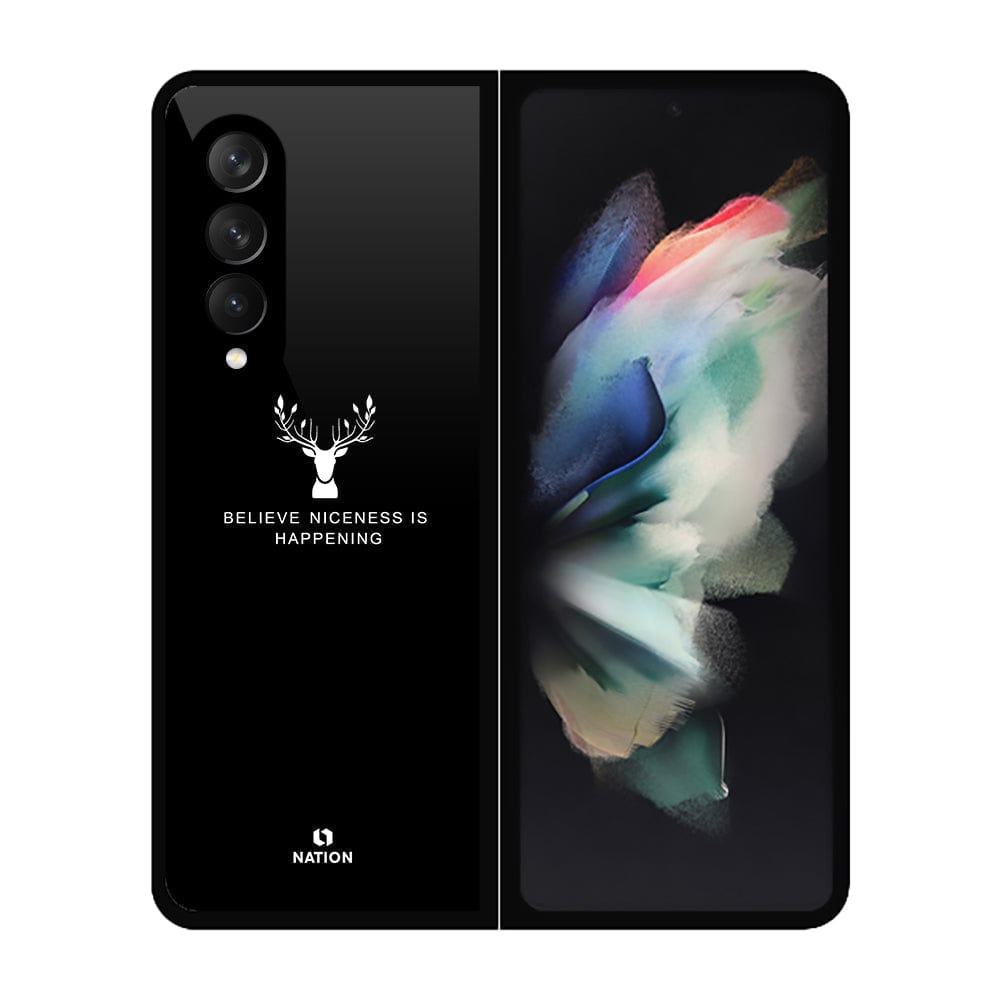 Samsung Galaxy Z Fold 3 5G Cover- Nice Series - D40 - HQ Premium Shine Durable Shatterproof Case - Soft Silicon Borders ( Fast Delivery )
