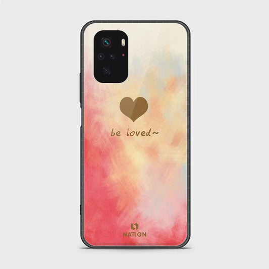 Xiaomi Redmi Note 10 4G Cover - ONation Heart Series - D6 - HQ Ultra Shine Premium Infinity Glass Soft Silicon Borders Case ( Fast Delivery )