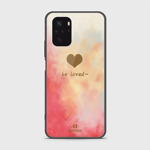 Xiaomi Redmi Note 10 4G Cover - ONation Heart Series - D6 - HQ Ultra Shine Premium Infinity Glass Soft Silicon Borders Case ( Fast Delivery )