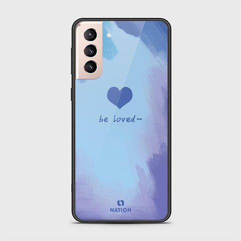 Samsung Galaxy S21 Plus 5G Cover - Onation Heart Series - D10 - HQ Ultra Shine Premium Infinity Glass Soft Silicon Borders Case ( Fast Delivery )