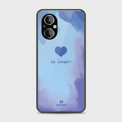 Oppo F21 Pro 5G Cover- Onation Heart Series - HQ Ultra Shine Premium Infinity Glass Soft Silicon Borders Case (Fast Delivery)