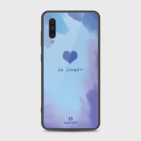 Samsung Galaxy A50 Cover - ONation Heart Series - HQ Ultra Shine Premium Infinity Glass Soft Silicon Borders Case