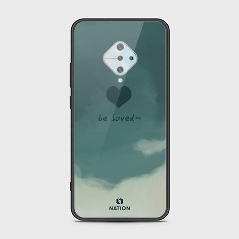 Vivo S1 Pro Cover - ONation Heart Series - D12 - HQ Ultra Shine Premium Infinity Glass Soft Silicon Borders Case ( Fast Delivery )