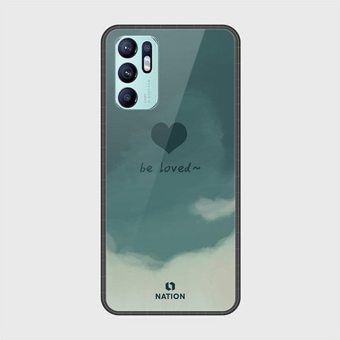 Oppo Reno 6 Cover -  D283 - HQ Ultra Shine Premium Infinity Glass Soft Silicon Borders Case ( Fast Delivery )