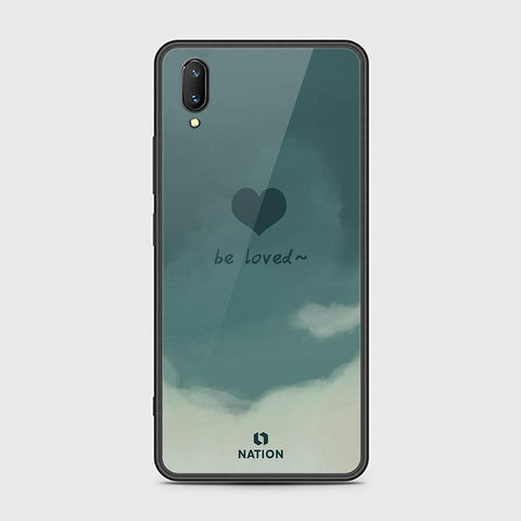 Vivo V11 Cover - ONation Heart Series - HQ Ultra Shine Premium Infinity Glass Soft Silicon Borders Case