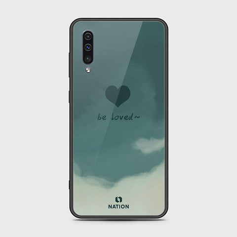 Samsung Galaxy A50 Cover - ONation Heart Series - HQ Ultra Shine Premium Infinity Glass Soft Silicon Borders Case