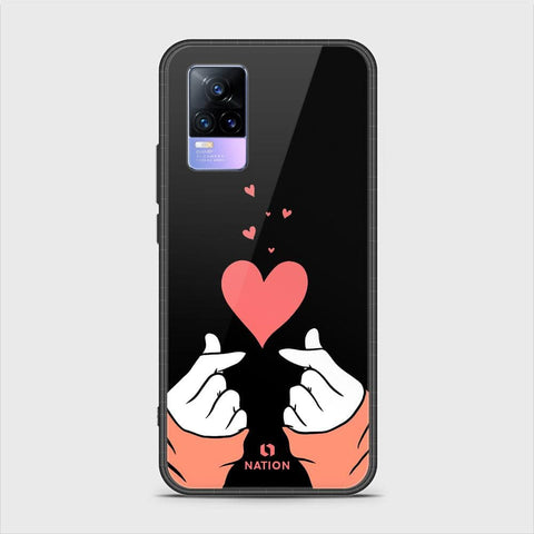 Vivo V21e Cover - Onation Heart Series - HQ Premium Shine Durable Shatterproof Case