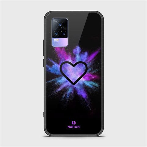 Vivo V21e Cover - Onation Heart Series - HQ Premium Shine Durable Shatterproof Case