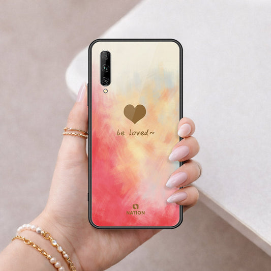 Huawei Y9s Cover - Onation Heart Series - HQ Ultra Shine Premium Infinity Glass Soft Silicon Borders Case