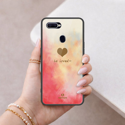 Oppo F9 / F9 Pro Cover - Onation Heart Series - HQ Ultra Shine Premium Infinity Glass Soft Silicon Borders Case