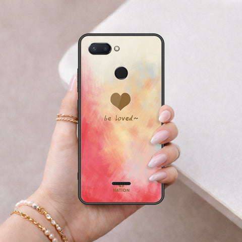 Xiaomi Redmi 6 Cover - Onation Heart Series - HQ Ultra Shine Premium Infinity Glass Soft Silicon Borders Case