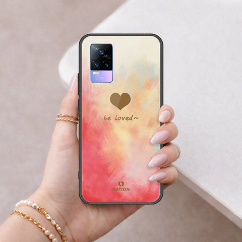 Vivo Y73 Cover - Onation Heart Series - HQ Ultra Shine Premium Infinity Glass Soft Silicon Borders Case
