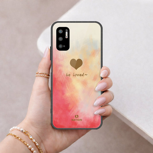Xiaomi Redmi Note 10 5G Cover - Onation Heart Series - HQ Ultra Shine Premium Infinity Glass Soft Silicon Borders Case