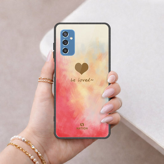 Samsung Galaxy M52 5G Cover - Onation Heart Series - HQ Ultra Shine Premium Infinity Glass Soft Silicon Borders Case