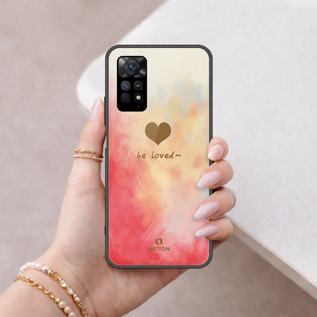 Xiaomi Redmi Note 11 Pro 5G Cover - Onation Heart Series - HQ Ultra Shine Premium Infinity Glass Soft Silicon Borders Case