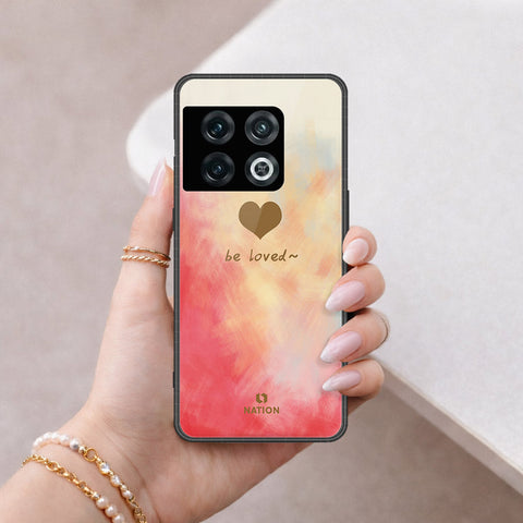 OnePlus 10 Pro Cover - Onation Heart Series - HQ Ultra Shine Premium Infinity Glass Soft Silicon Borders Case