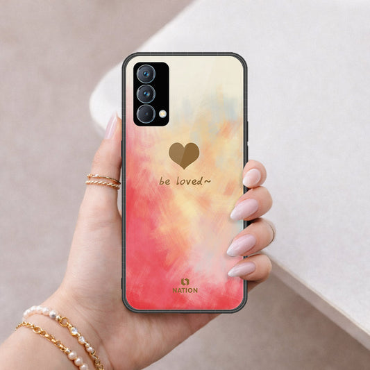 Realme GT Master Cover - Onation Heart Series - HQ Ultra Shine Premium Infinity Glass Soft Silicon Borders Case