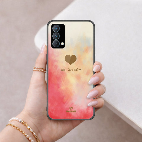 Realme GT Master Cover - Onation Heart Series - HQ Ultra Shine Premium Infinity Glass Soft Silicon Borders Case