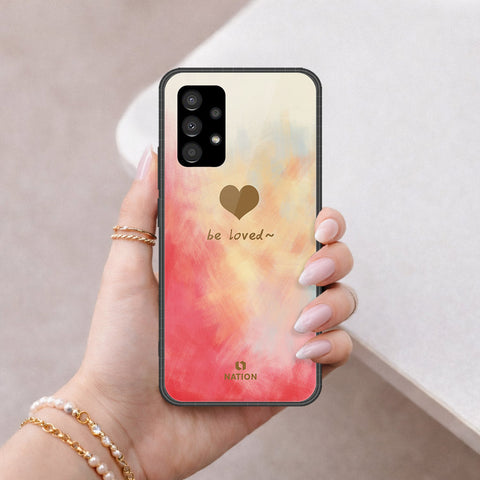 Samsung Galaxy A53 5G Cover - Onation Heart Series - HQ Ultra Shine Premium Infinity Glass Soft Silicon Borders Case