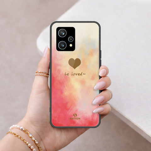 Realme 9 Pro Plus  Cover - Onation Heart Series - HQ Ultra Shine Premium Infinity Glass Soft Silicon Borders Case