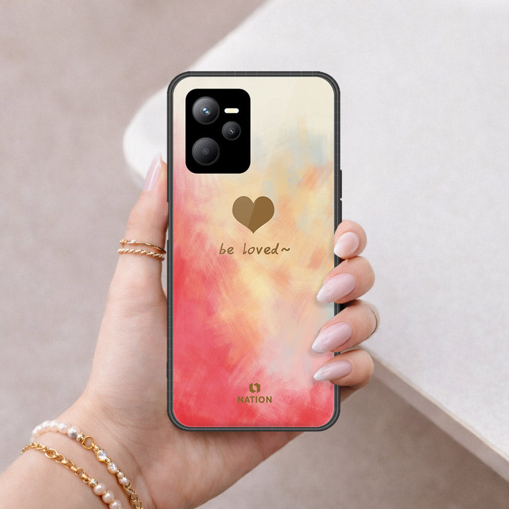 Realme 9 Pro Cover - Onation Heart Series - HQ Ultra Shine Premium Infinity Glass Soft Silicon Borders Case
