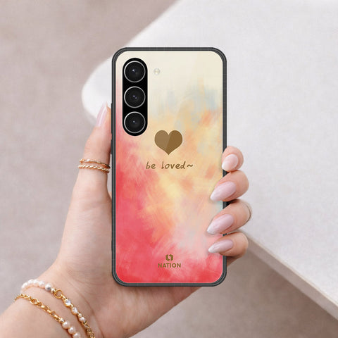 Samsung Galaxy S23 Plus 5G Cover - Onation Heart Series - HQ Ultra Shine Premium Infinity Glass Soft Silicon Borders Case