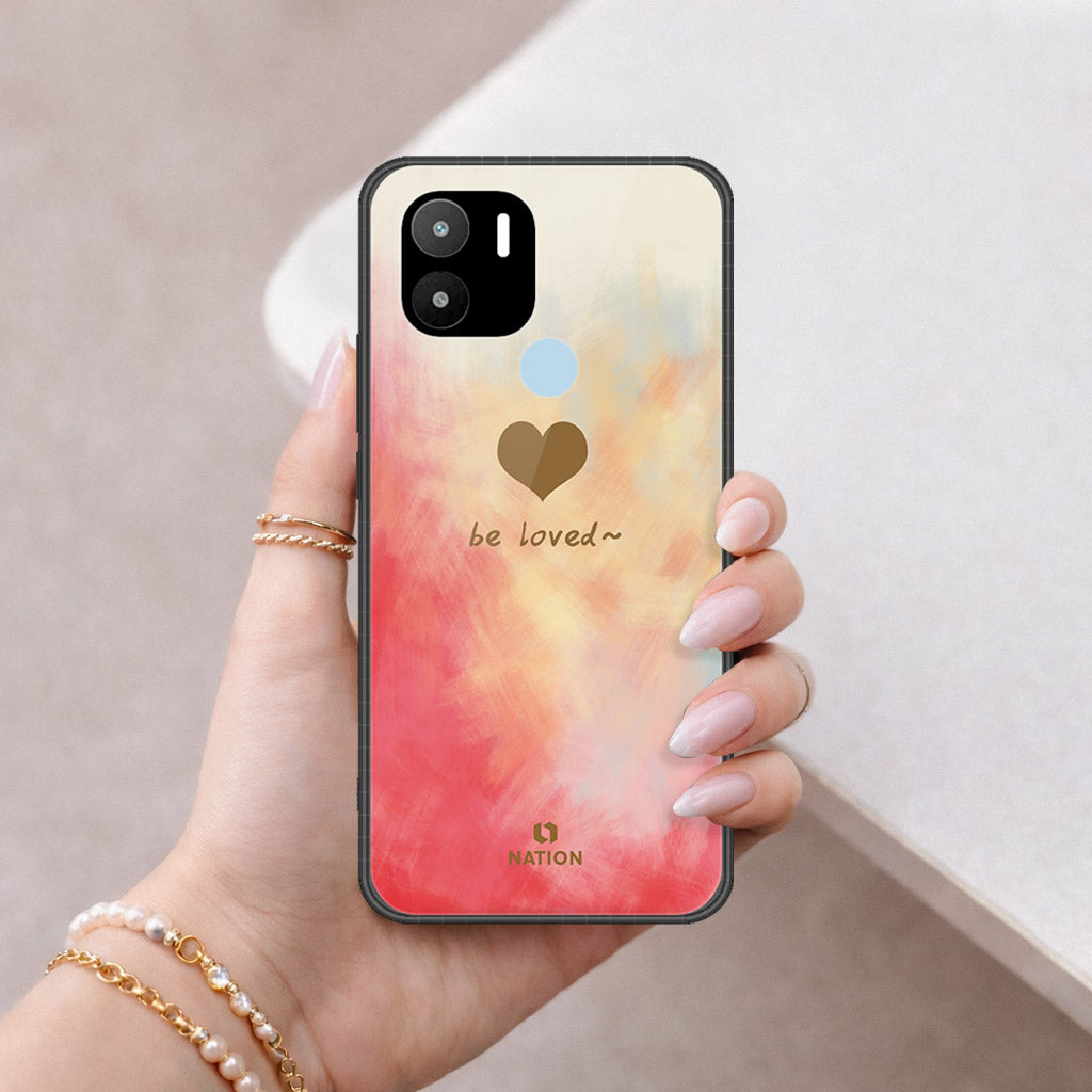 Xiaomi Redmi A2 Plus Cover - Onation Heart Series - HQ Ultra Shine Premium Infinity Glass Soft Silicon Borders Case