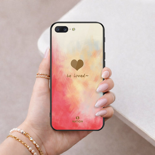 OnePlus 5 Cover - Onation Heart Series - HQ Ultra Shine Premium Infinity Glass Soft Silicon Borders Case