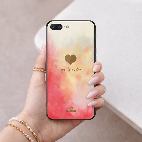 OnePlus 5 Cover - Onation Heart Series - HQ Ultra Shine Premium Infinity Glass Soft Silicon Borders Case