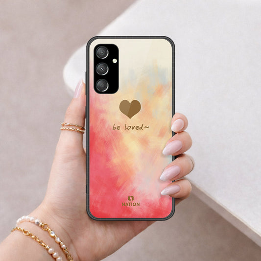 Samsung Galaxy A14 5G Cover - Onation Heart Series - HQ Ultra Shine Premium Infinity Glass Soft Silicon Borders Case