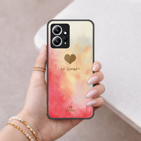 Xiaomi Redmi Note 12 4G Cover - Onation Heart Series - HQ Ultra Shine Premium Infinity Glass Soft Silicon Borders Case
