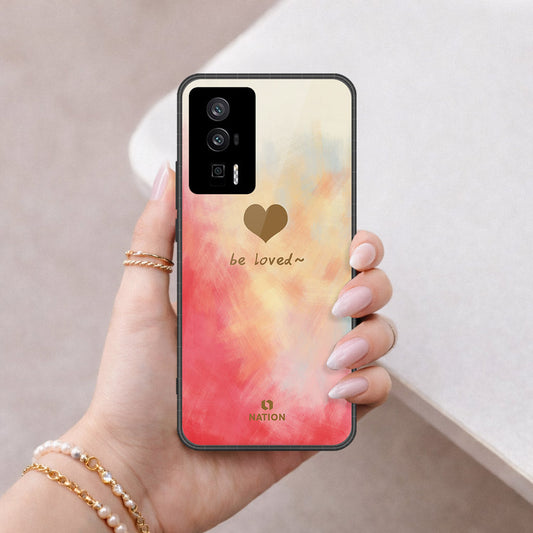 Xiaomi Redmi K60 Cover - Onation Heart Series - HQ Ultra Shine Premium Infinity Glass Soft Silicon Borders Case