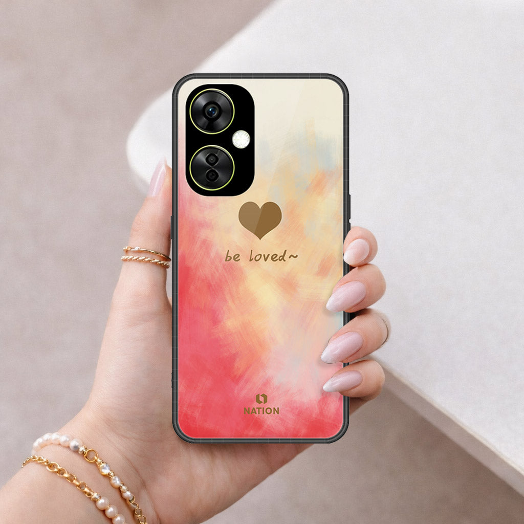 Oppo K11x Cover - Onation Heart Series - HQ Ultra Shine Premium Infinity Glass Soft Silicon Borders Case
