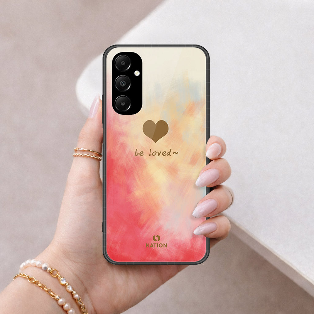 Samsung Galaxy A05s Cover - Onation Heart Series - HQ Ultra Shine Premium Infinity Glass Soft Silicon Borders Case