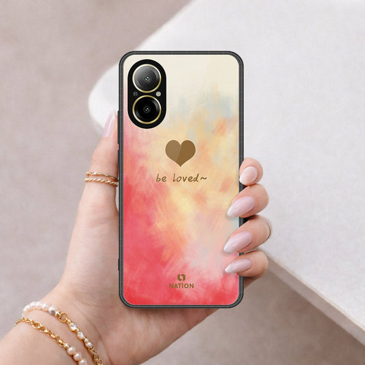 Realme C67 4G Cover - Onation Heart Series - HQ Ultra Shine Premium Infinity Glass Soft Silicon Borders Case