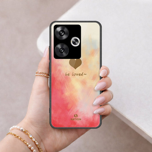 Xiaomi Poco F6 Cover - Onation Heart Series - HQ Ultra Shine Premium Infinity Glass Soft Silicon Borders Case